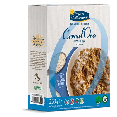 PIACERI MEDITERRANEI CEREALORO FIOCCHI DI RISO 250 G PIACERI MEDITERRANEI CEREALORO FIOCCHI DI RISO 250 G