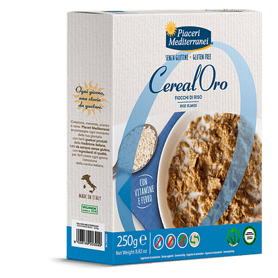 PIACERI MEDITERRANEI CEREALORO FIOCCHI DI RISO 250 G