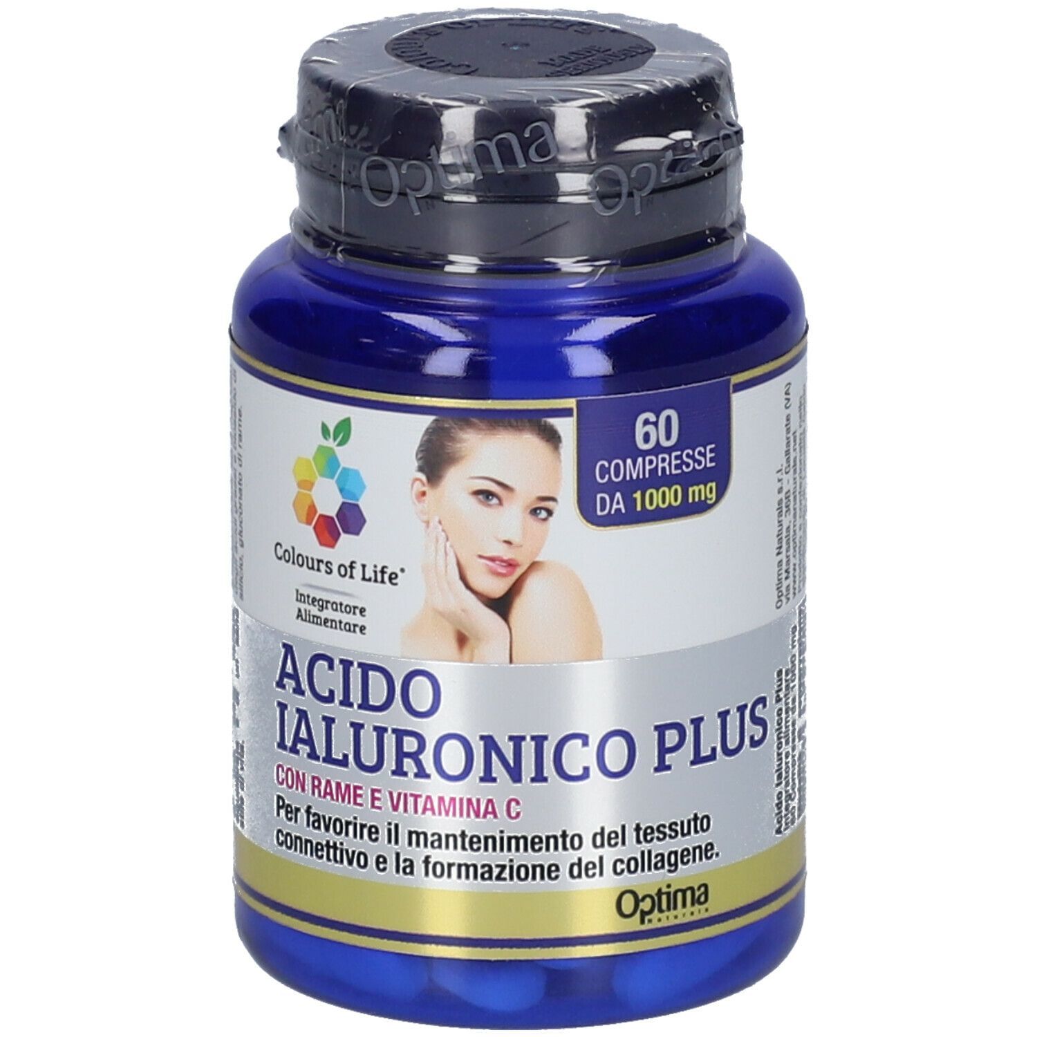 COLOURS OF LIFE ACIDO IALURONICO PLUS 60 COMPRESSE 1000 MG
