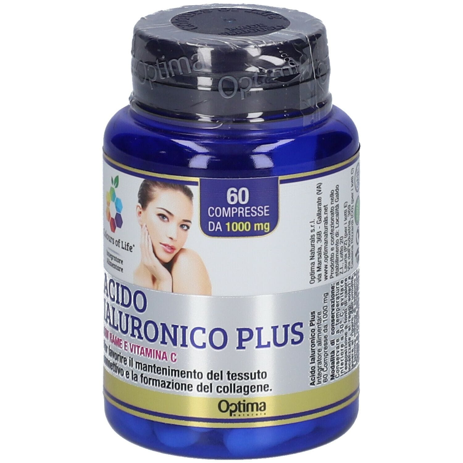 COLOURS OF LIFE ACIDO IALURONICO PLUS 60 COMPRESSE 1000 MG