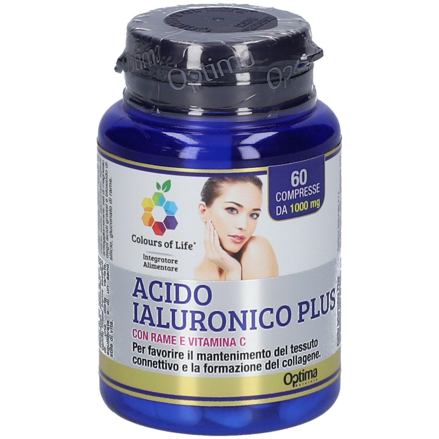 COLOURS OF LIFE ACIDO IALURONICO PLUS 60 COMPRESSE 1000 MG