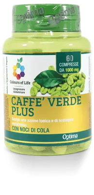 COLOURS OF LIFE CAFFE' VERDE PLUS 60 COMPRESSE 1000MG COLOURS OF LIFE CAFFE' VERDE PLUS 60 COMPRESSE 1000MG