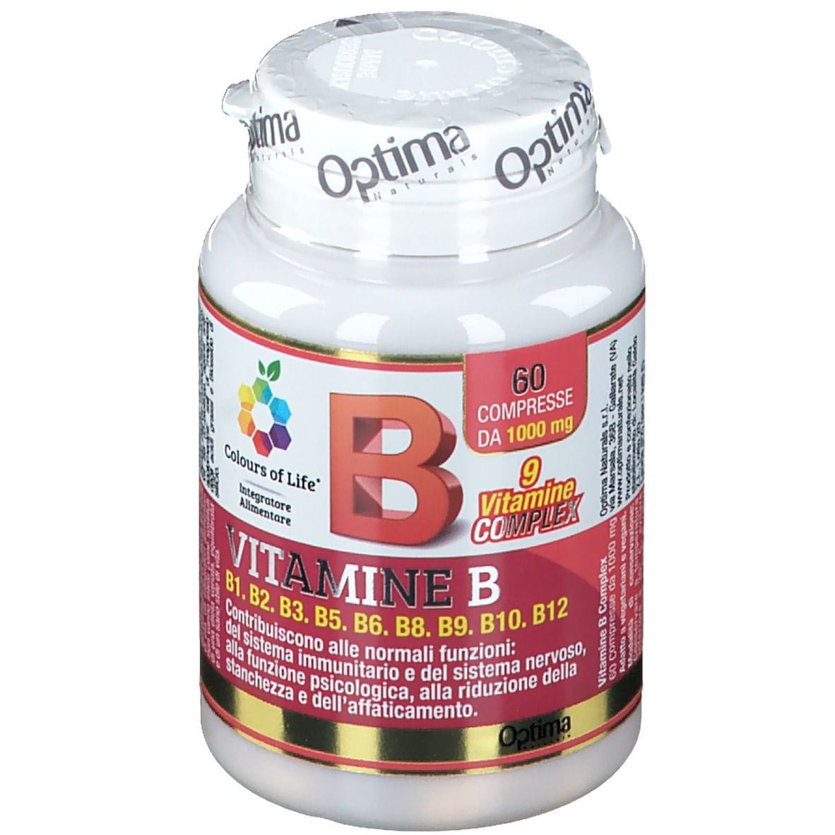 COLOURS OF LIFE VITAMINE B COMPLEX 60 COMPRESSE 1000 MG