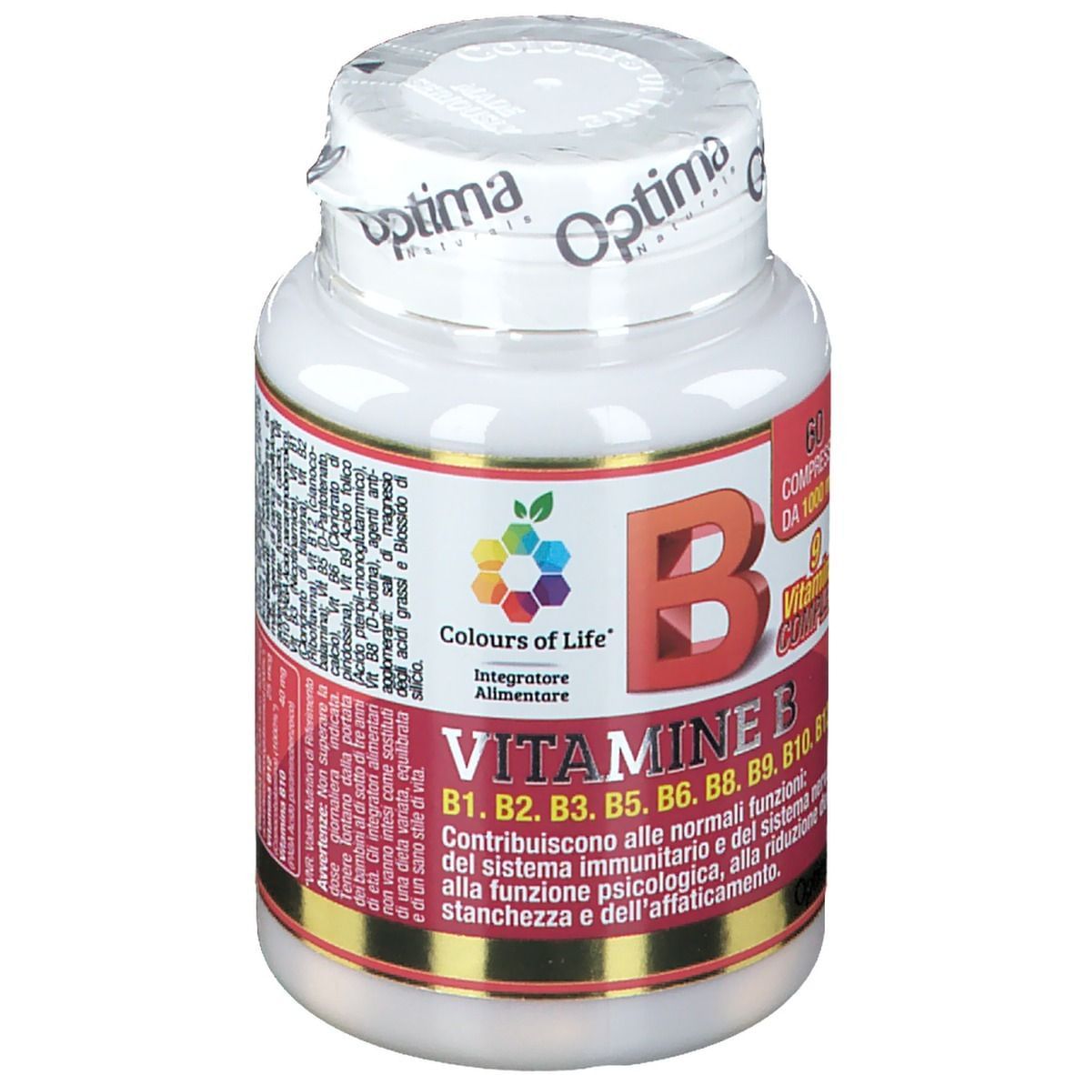 COLOURS OF LIFE VITAMINE B COMPLEX 60 COMPRESSE 1000 MG