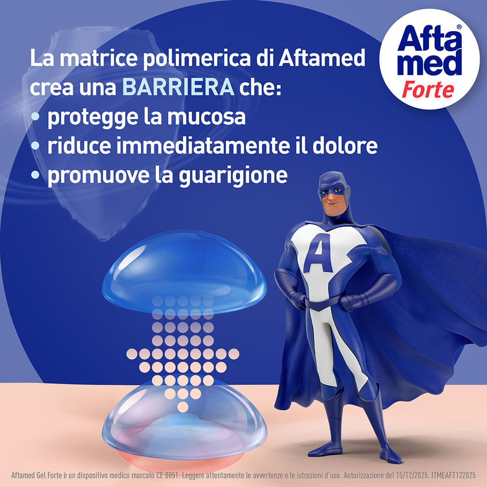 AFTAMED GEL FORTE SCUDO 8 ML
