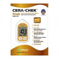 Mdhealthcare Cera-Check 1 Code Strisce reattive per autocontrollo della glicemia 25 pezzi