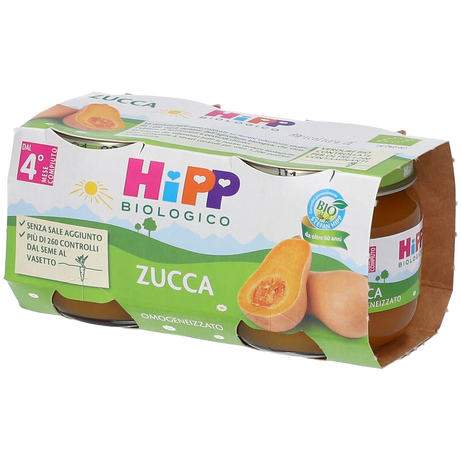 Hipp Bio Hipp Bio Omogeneizzato Zucca 2 X80 G