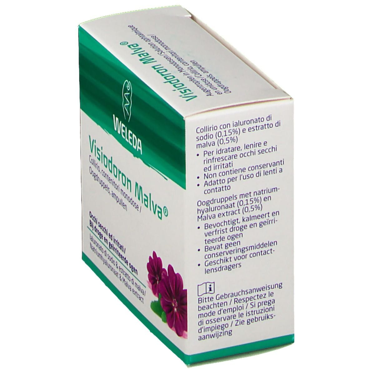 GOCCE OCULARI VISIODORON MALVA 20 MONODOSE DA 0,4 ML