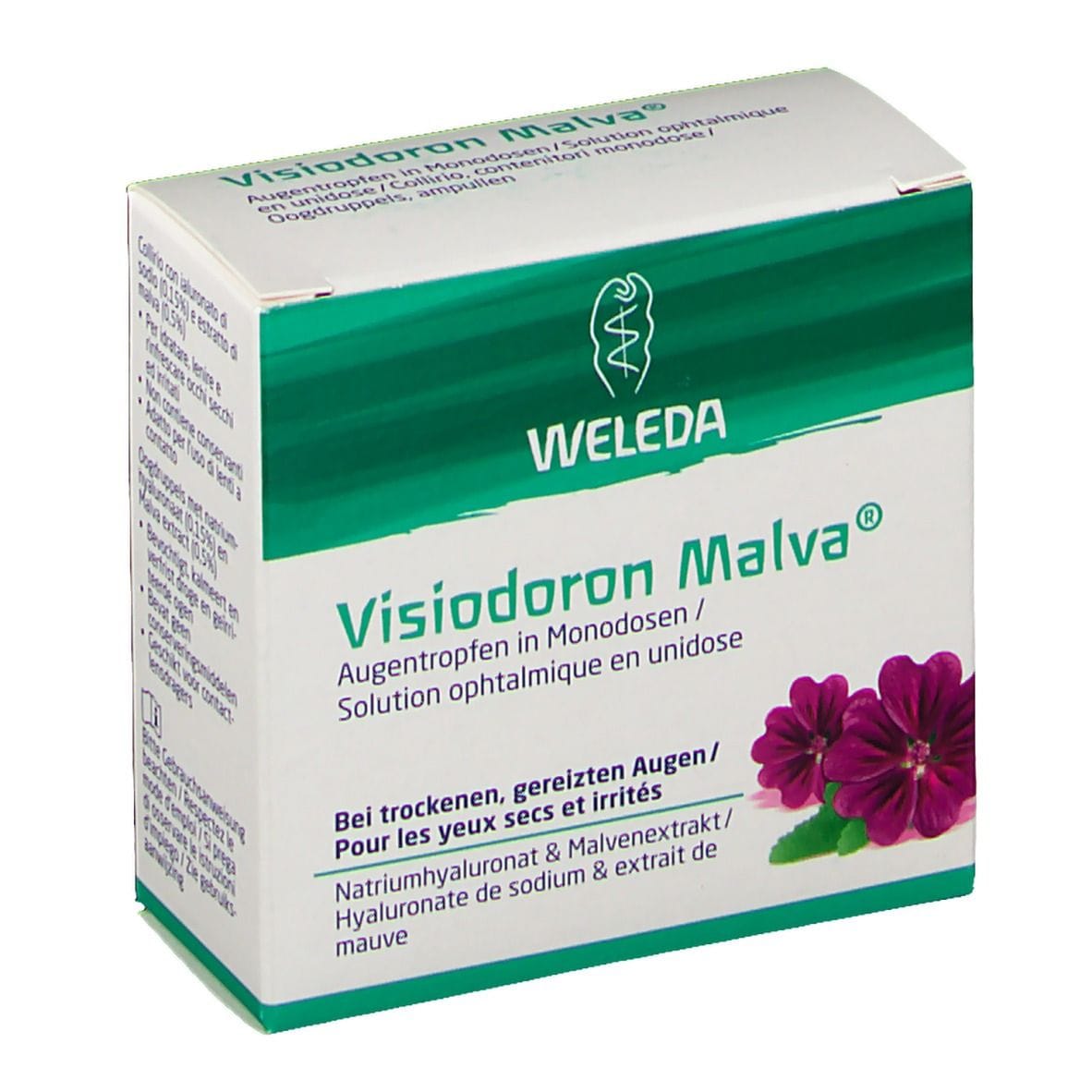 GOCCE OCULARI VISIODORON MALVA 20 MONODOSE DA 0,4 ML