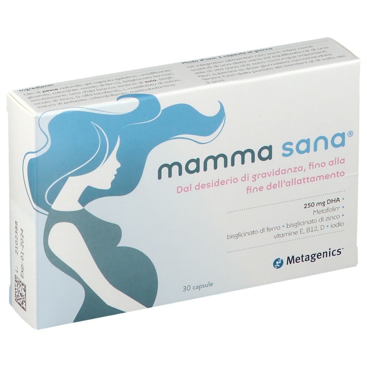 MAMMASANA 30 CAPSULE SENZA GLUTINE SENZA LATTOSIO