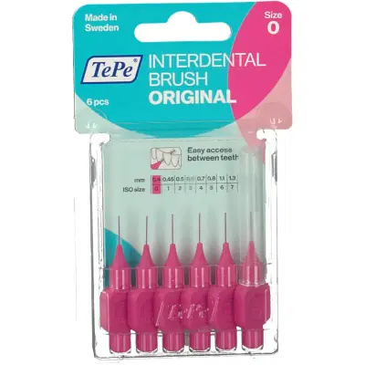 TEPE SCOVOLINO ROSA 0,4MM 6 PEZZI TEPE SCOVOLINO ROSA 0,4MM 6 PEZZI
