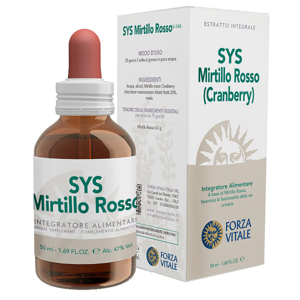 Sys Mirtillo Rosso Gocce 50 Ml