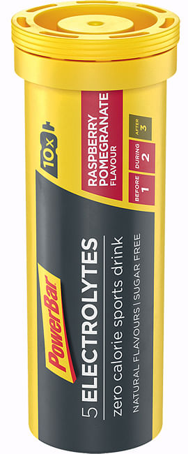 Powerbar 5 Electrolytes Raspberry/Pomegranate 10 Compresse