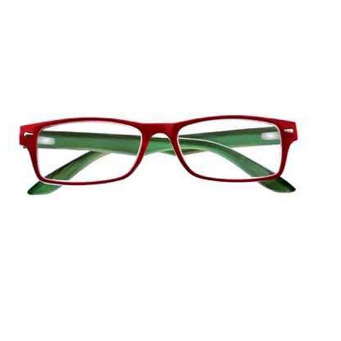 Corpootto Occhiale Da Lettura Modello Bicolor Rosso/Verde +3 Diottrie