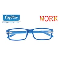 CORPOOTTO OCCHIALE DA LETTURA MODELLO WORK AZZURRO +3 DIOTTRIE