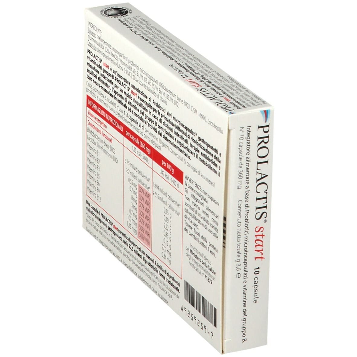 PROLACTIS START 10 CAPSULE