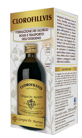 Clorofillvis Liquido Analcolico 200 Ml