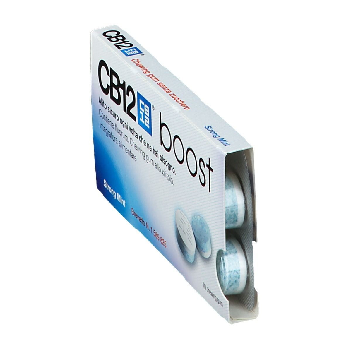 CB12 BOOST 10 CHEWING-GUM ZINCO E FLUORURO NEW FORMULATION