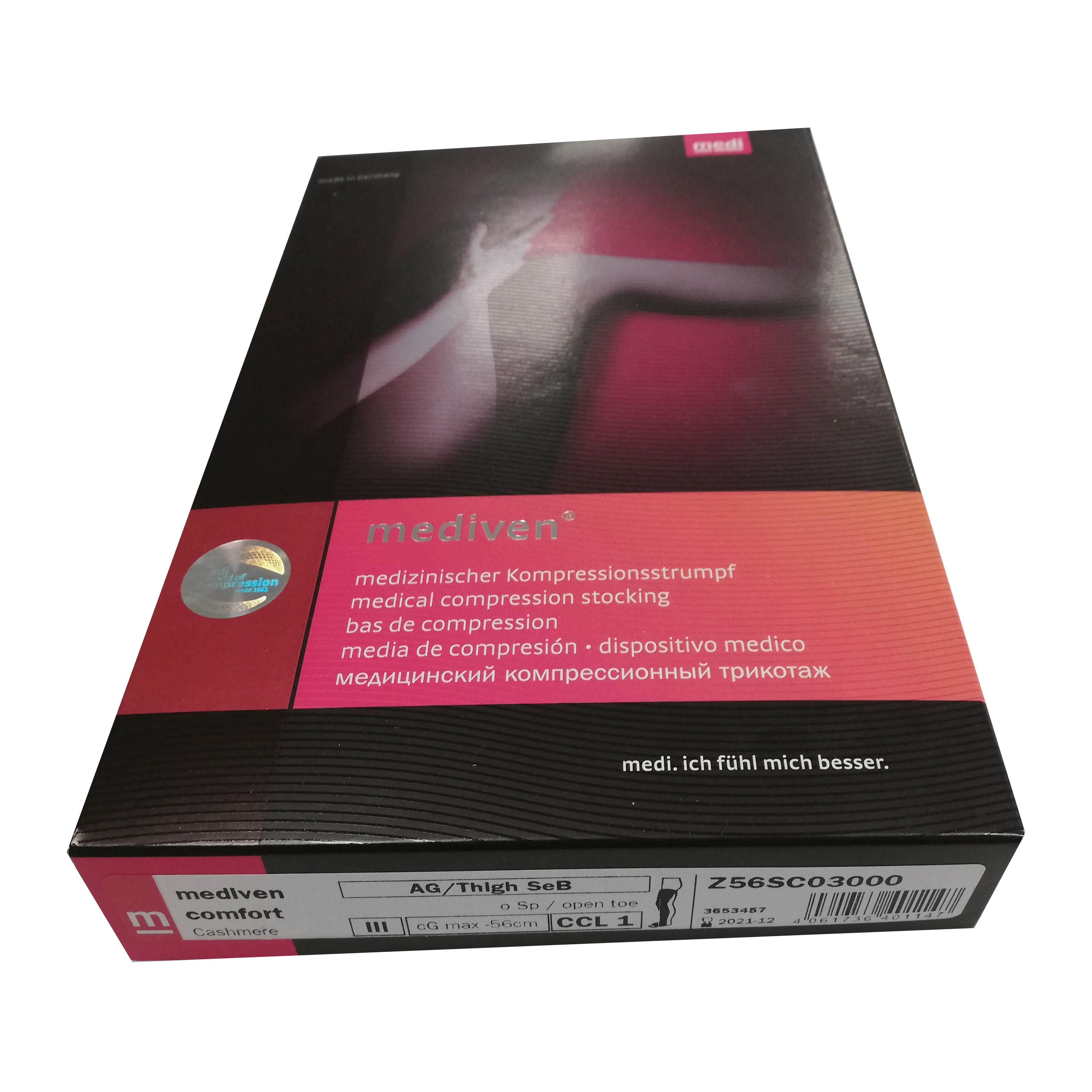 GAMBALETTO LUNGO MEDIVEN PLUS K1 PUNTA APERTA BEIGE 3