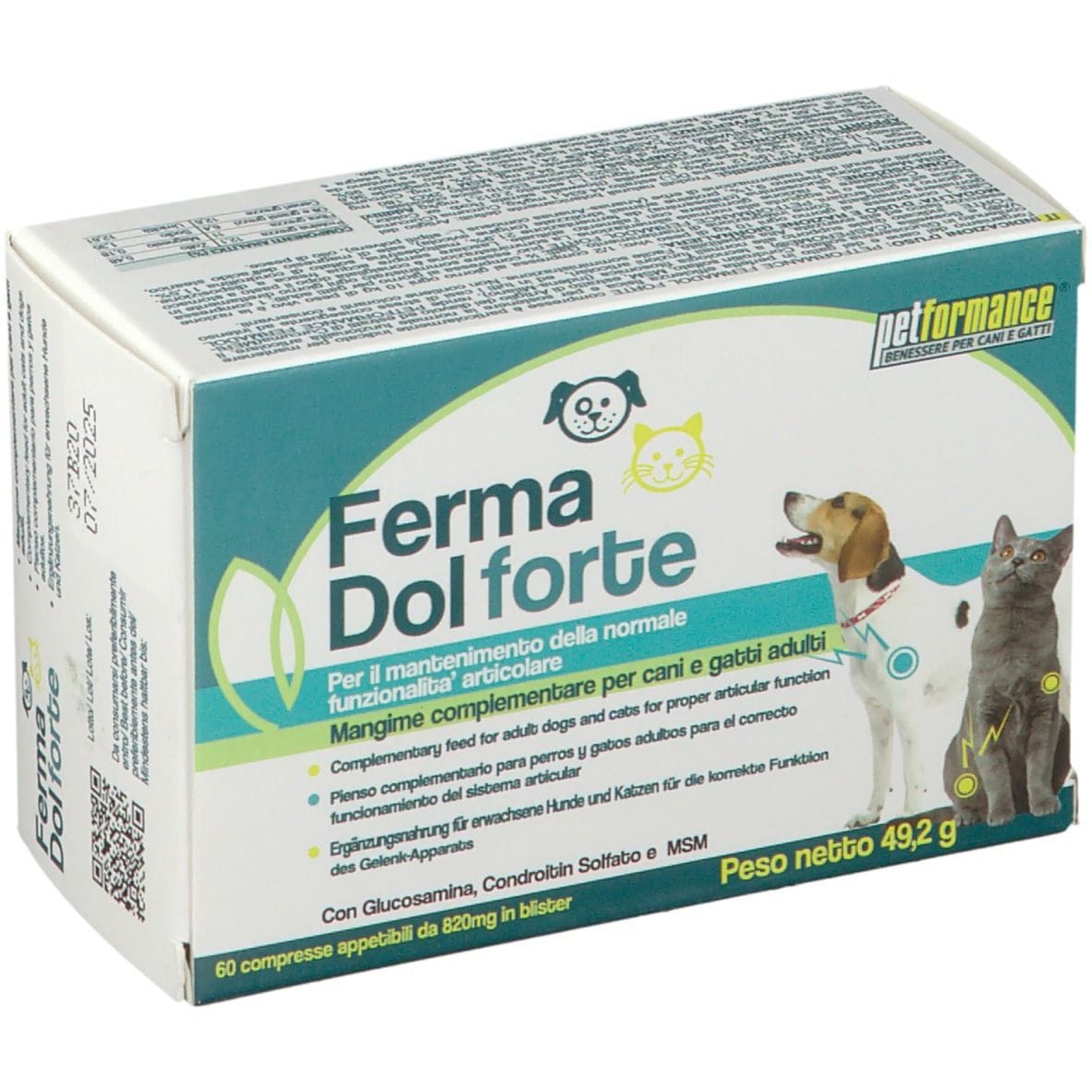 PETFORMANCE PETFORMANCE FERMA DOL FORTE 60 COMPRESSE