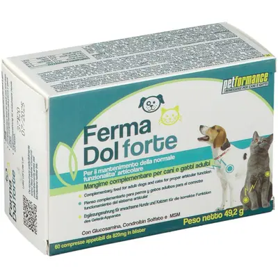 PETFORMANCE PETFORMANCE FERMA DOL FORTE 60 COMPRESSE PETFORMANCE PETFORMANCE FERMA DOL FORTE 60 COMPRESSE