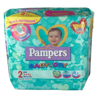 PANNOLINI PER BAMBINI PAMPERS BABY DRY DOWNCOUNT NO FLASH MINI 24 PEZZI BUONO SCONTO PANNOLINI PER BAMBINI PAMPERS BABY DRY DOWNCOUNT NO FLASH MINI 24 PEZZI BUONO SCONTO