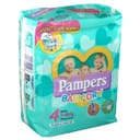 PANNOLINI PER BAMBINI PAMPERS BABY DRY DOWNCOUNT NO FLASH MAXI 19 PEZZI