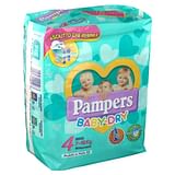 PANNOLINI PER BAMBINI PAMPERS BABY DRY DOWNCOUNT NO FLASH MAXI 19 PEZZI