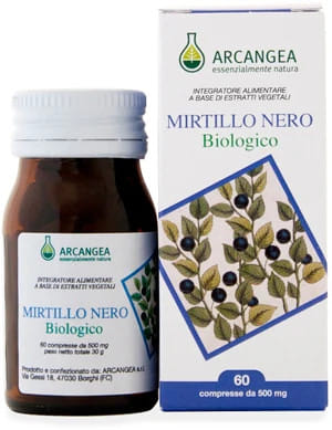 MIRTILLO NERO BIOLOGICO 60 COMPRESSE