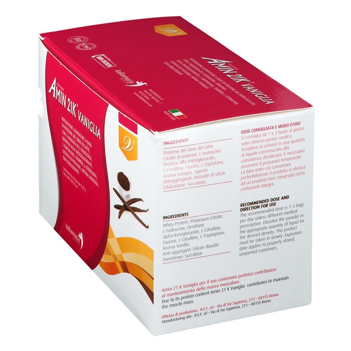 AMIN 21K VANIGLIA 327,81 G