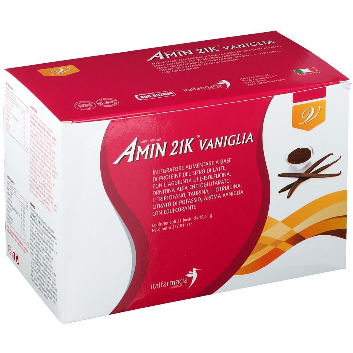 Amin 21 K Vaniglia 327,81 G