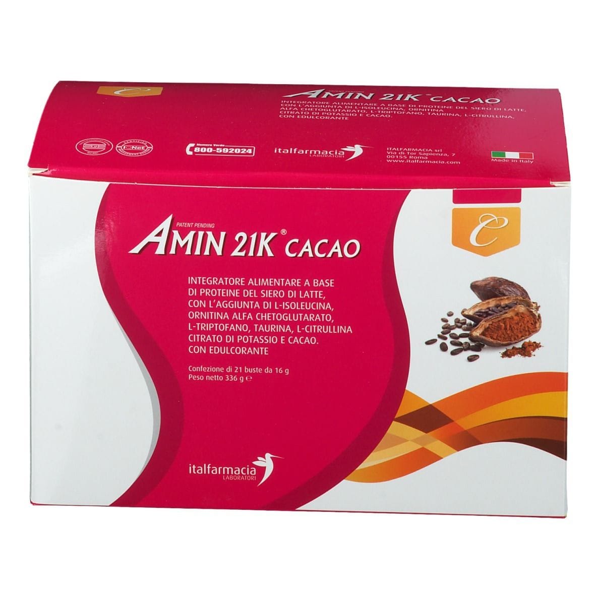 AMIN 21K CACAO 336 G