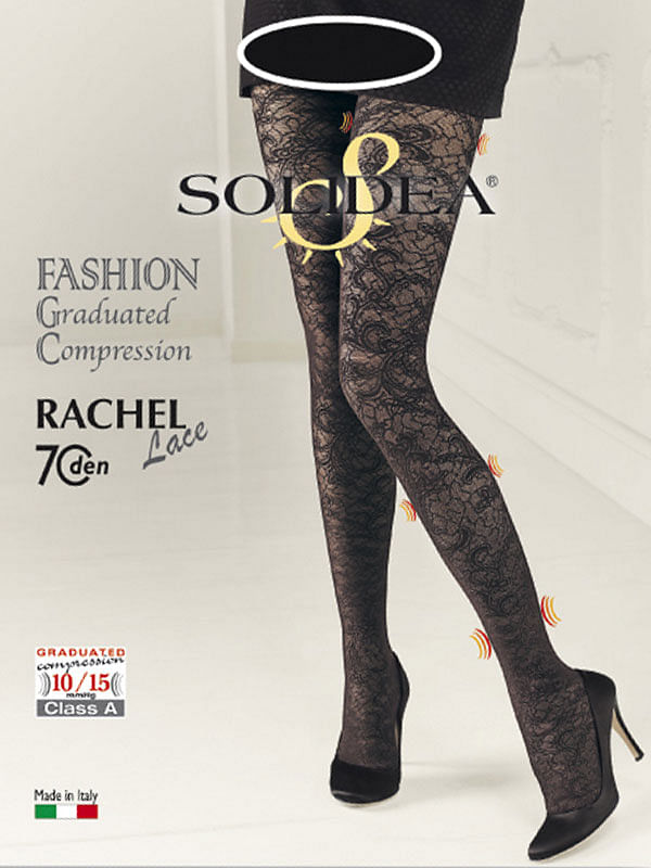 Rachel Lace 70 Collant Fantasia Nero 1 S