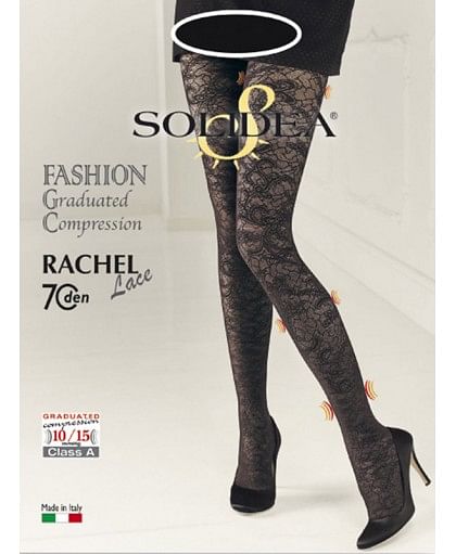 Rachel Lace 70 Collant Fantasia Nero 3 Ml