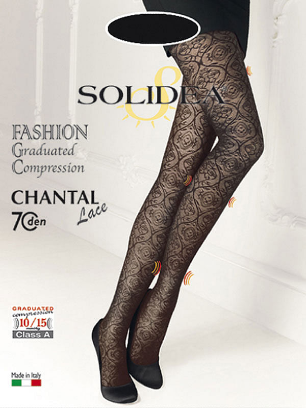 Chantal Lace 70 Collant Fantasia Nero 1 S