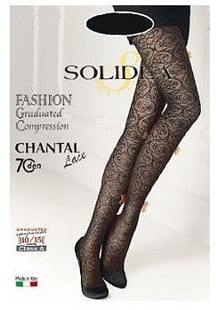 Chantal Lace 70 Collant Fantasia Nero 3 Ml