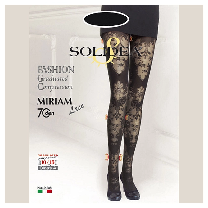 Miriam Lace 70 Collant Fantasia Nero 2 M