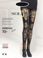 MIRIAM LACE 70 COLLANT FANTASIA NERO 2-M