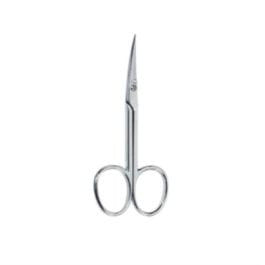 ROMAX FORBICE PELLE PUNTA CURVA BRUNITA