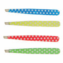 ROMAX PINZETTA COLOR POIS PUNTA OBLIQUA