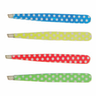 ROMAX PINZETTA COLOR POIS PUNTA OBLIQUA