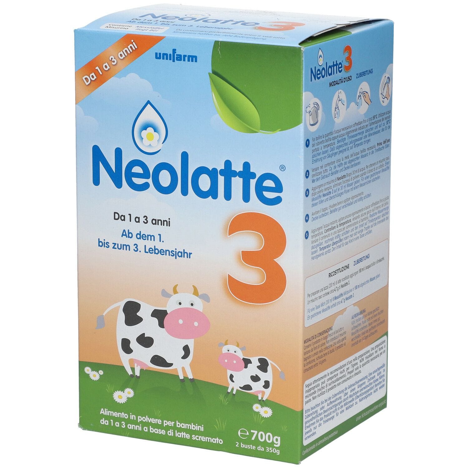 NEOLATTE 3 2 BUSTE 350 G