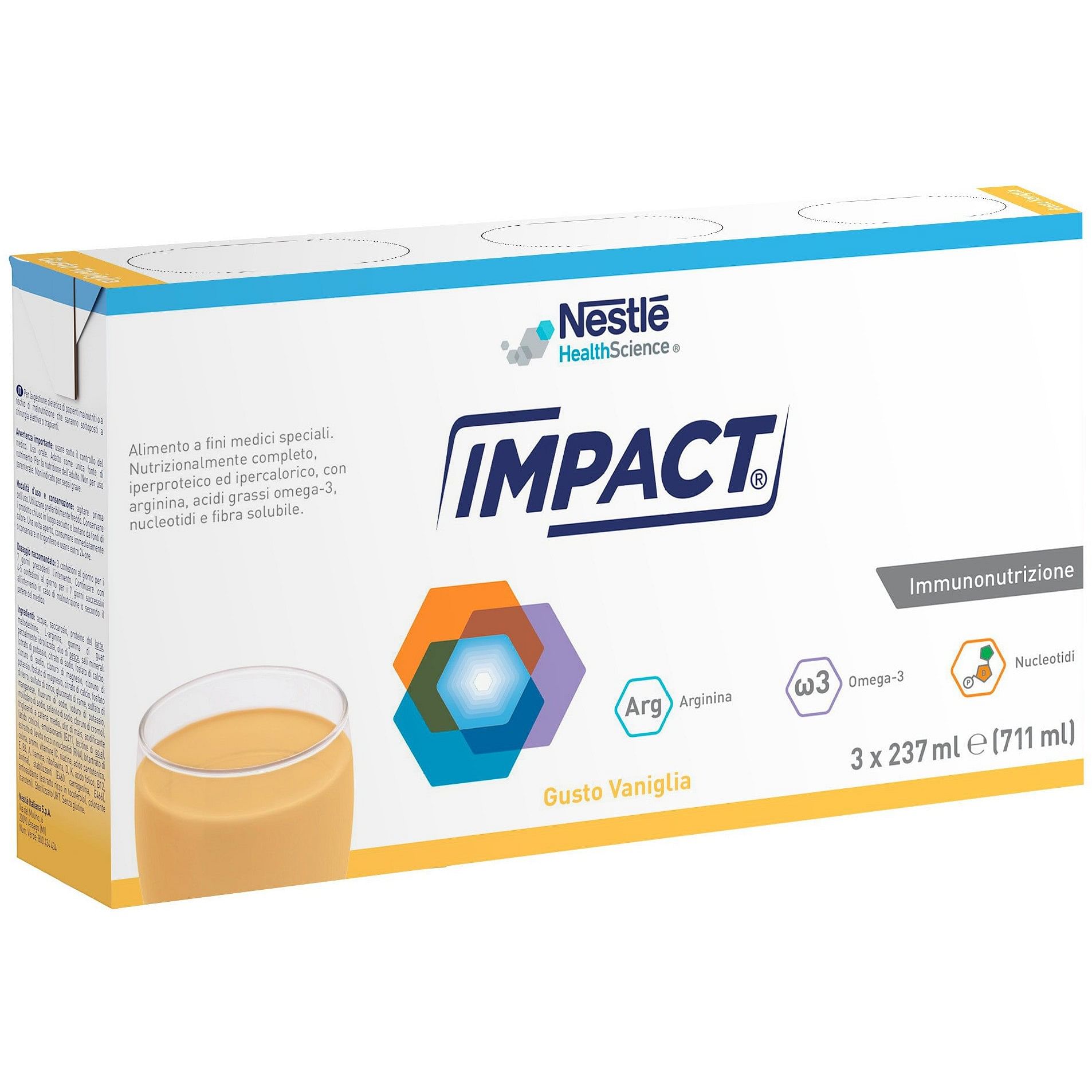 Impact Oral Vaniglia 3 X 237 Ml