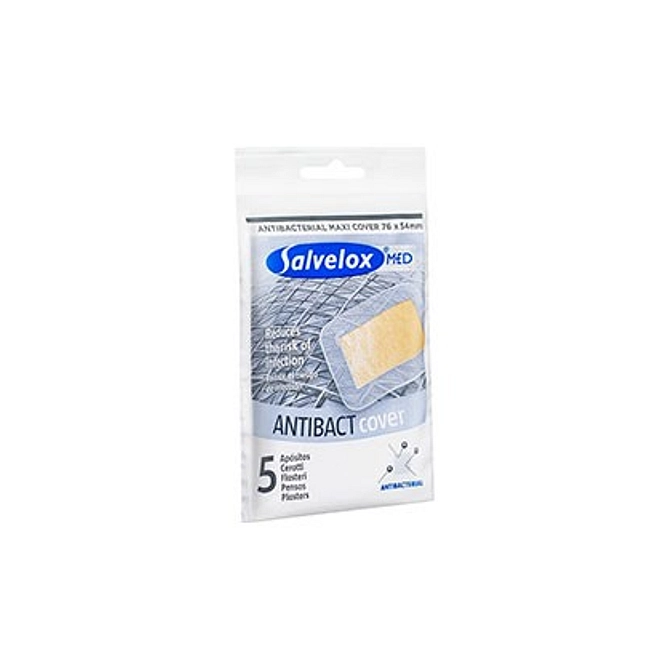 Cerotto Salvelox Med Antibact Cover 12 X5 Cm 5 Pezzi