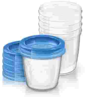 AVENT VASETTI VIA COPERCHIO 180 ML 5 PEZZI