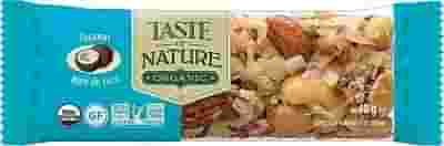 TASTE OF NATURE BARRETTA AL COCCO BIO VEGAN AD ALTO CONTENUTO DI FIBRE 40 G