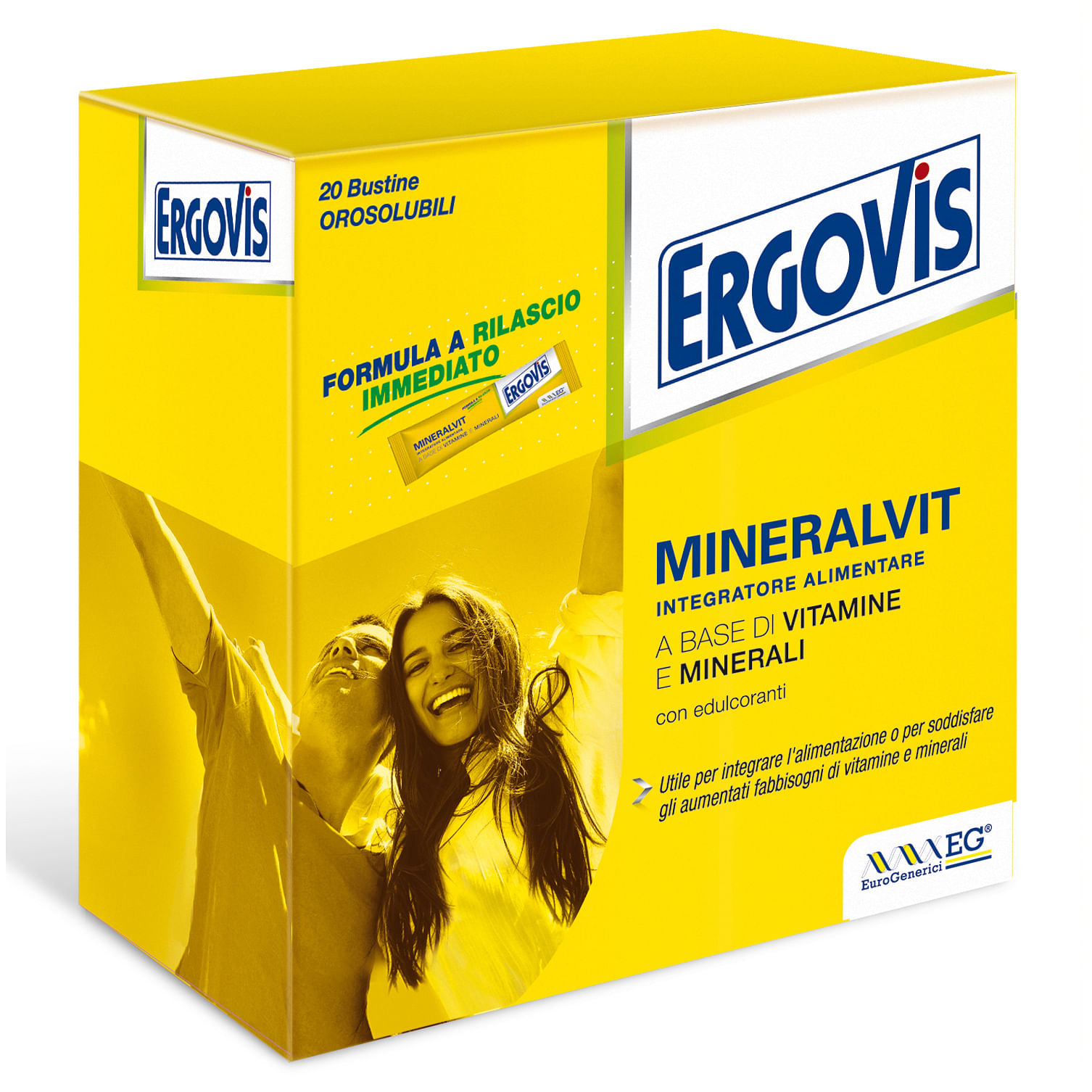 Ergovis Mineralvit 20 Buste Orosolubili 30 G