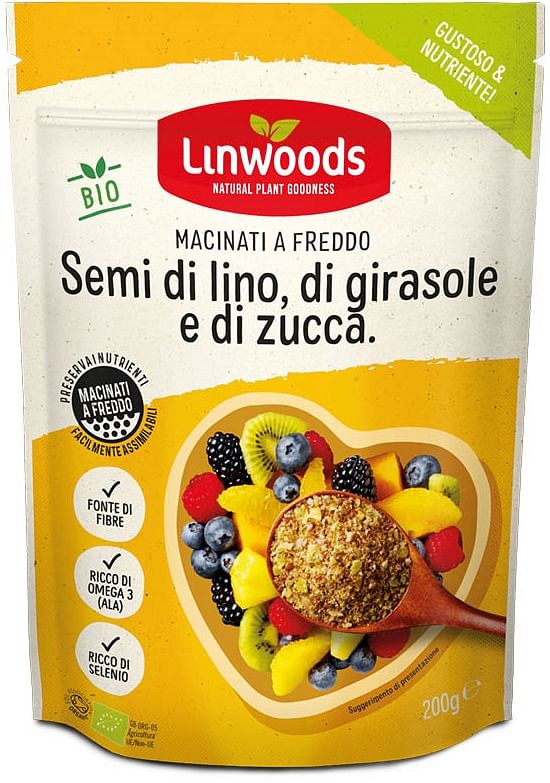 Semi Di Lino Girasole/Zucca Macinati 200 G