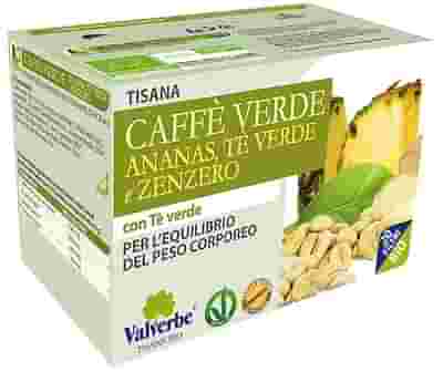 TISANA CAFFE VERDE ANANAS TE VERDE/ZENZERO 30G