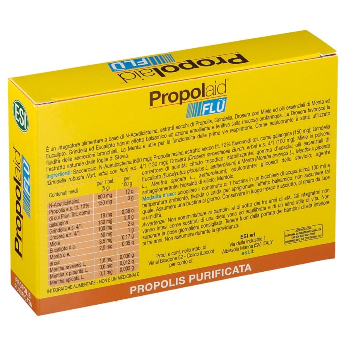 ESI PROPOLAID FLU 10 BUSTINE